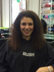 Foxy Burlesque's Laura Lawton Brazilian Blow Dry after rough dry